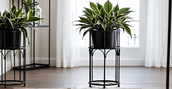 Porte plante en fer forgé : le charme intemporel de vos espaces