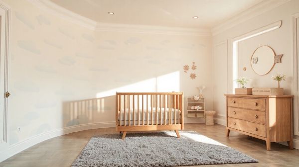 Top idées de papiers peints pour apaiser la chambre de bébé