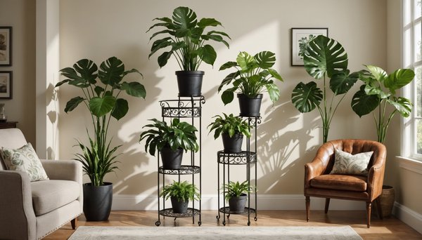 Découvrez comment un porte plante en fer forgé embellit vos lieux